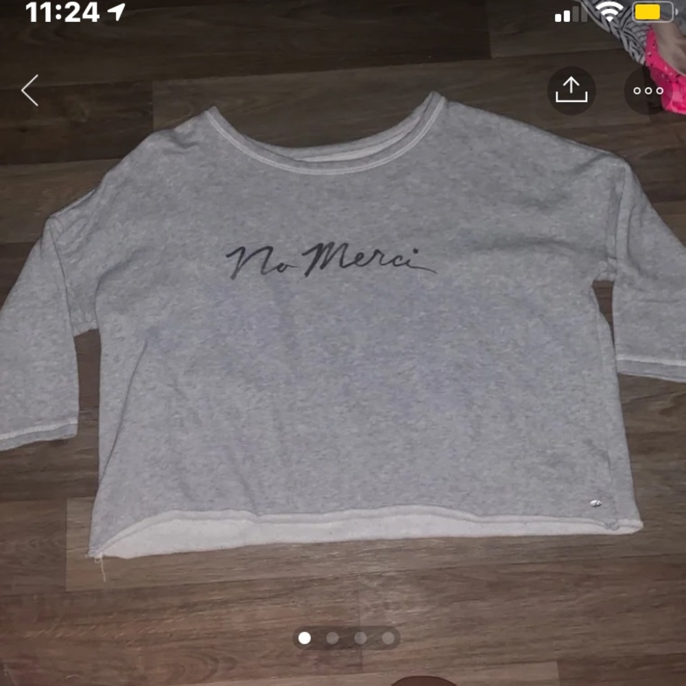 Crop sweater